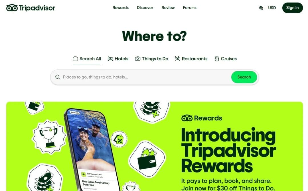 现在可以免费用 Tripadvisor,让你的 Agent 立即接入旅行世界