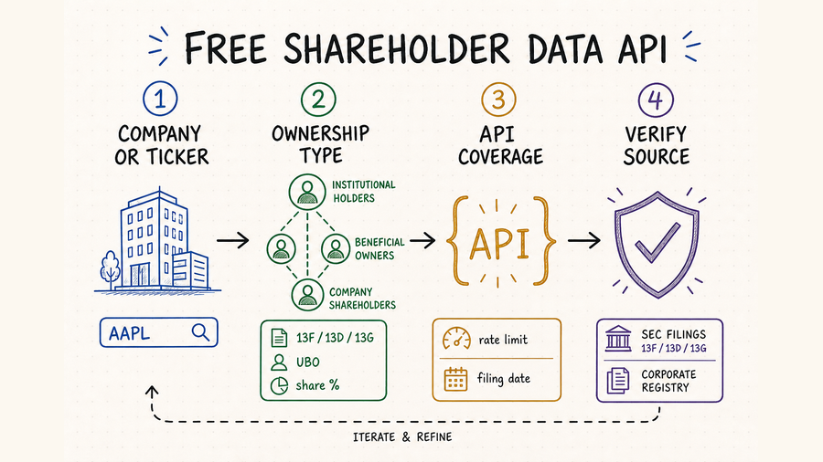 Free Shareholder Data API