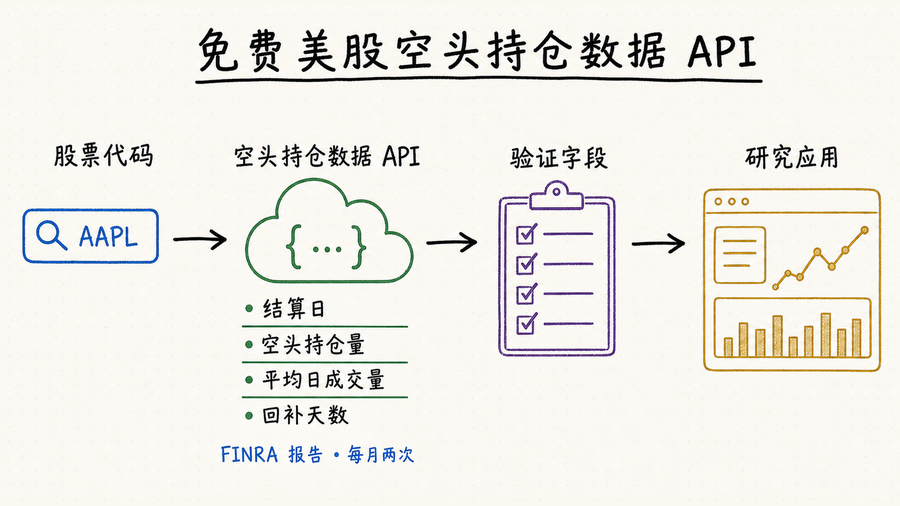 免费美股空头持仓数据 API