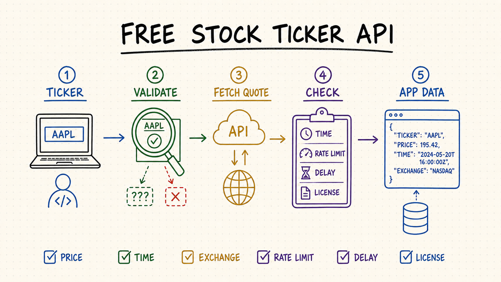 Choose a Free Stock Ticker API That Fits Your App