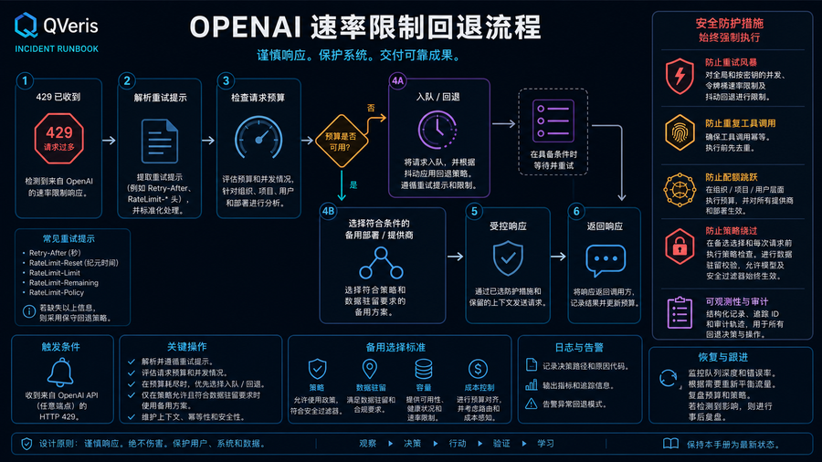OpenAI 限流后的故障切换：先有序退避，再考虑换路由