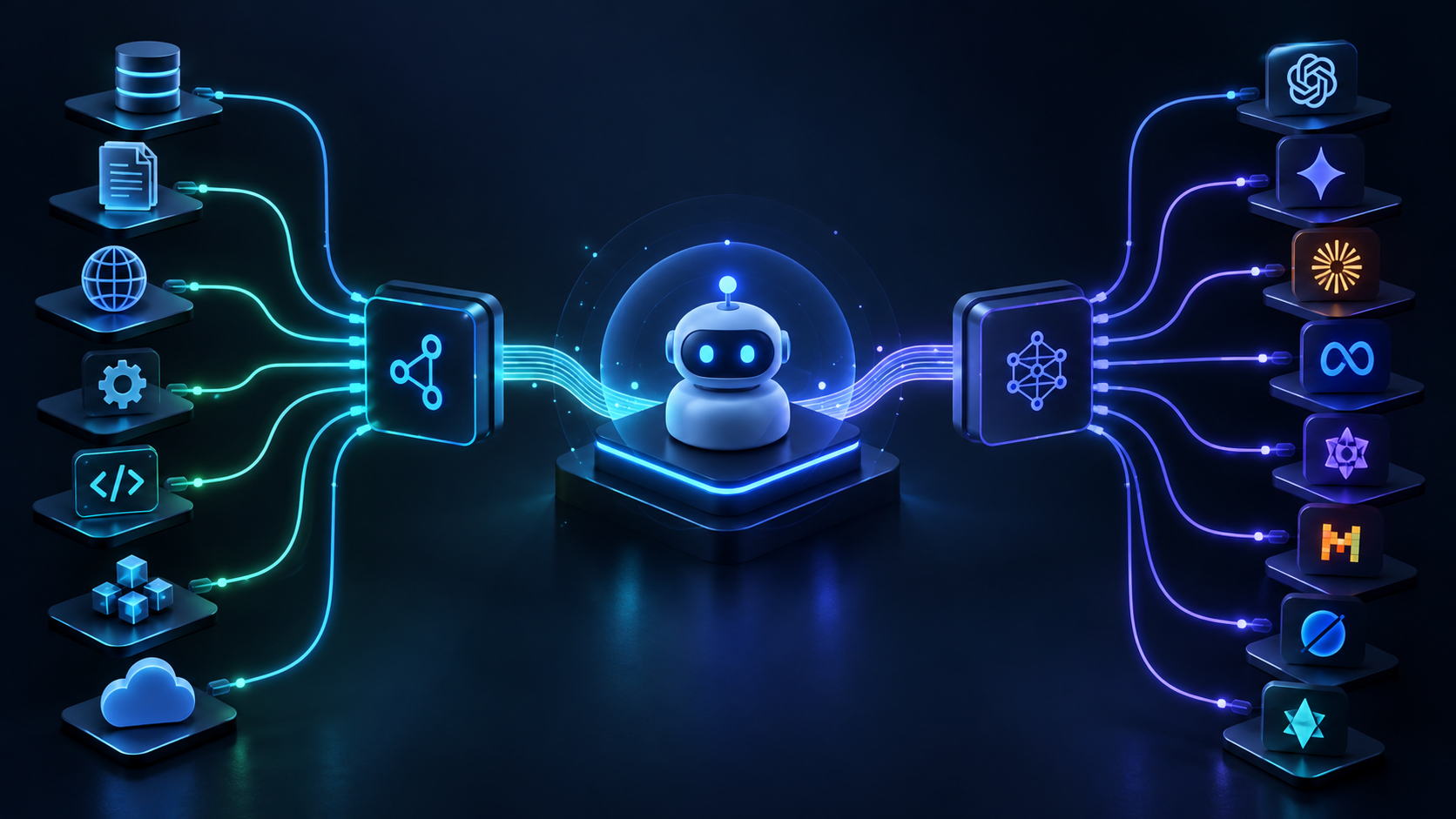 AI gateway and capability-routing architecture