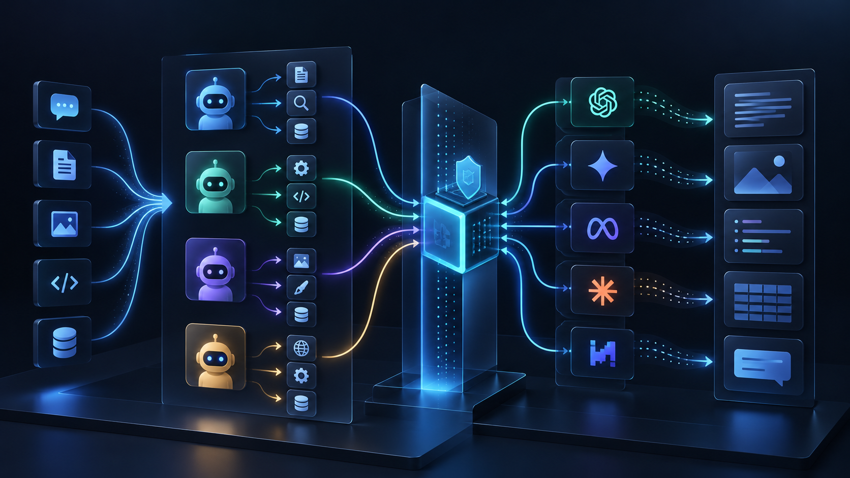 AI gateway and capability-routing architecture