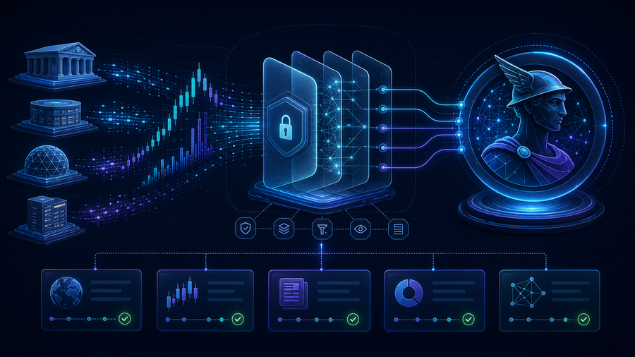 Secure real-time stock data flow through an MCP gateway into Hermes Agent