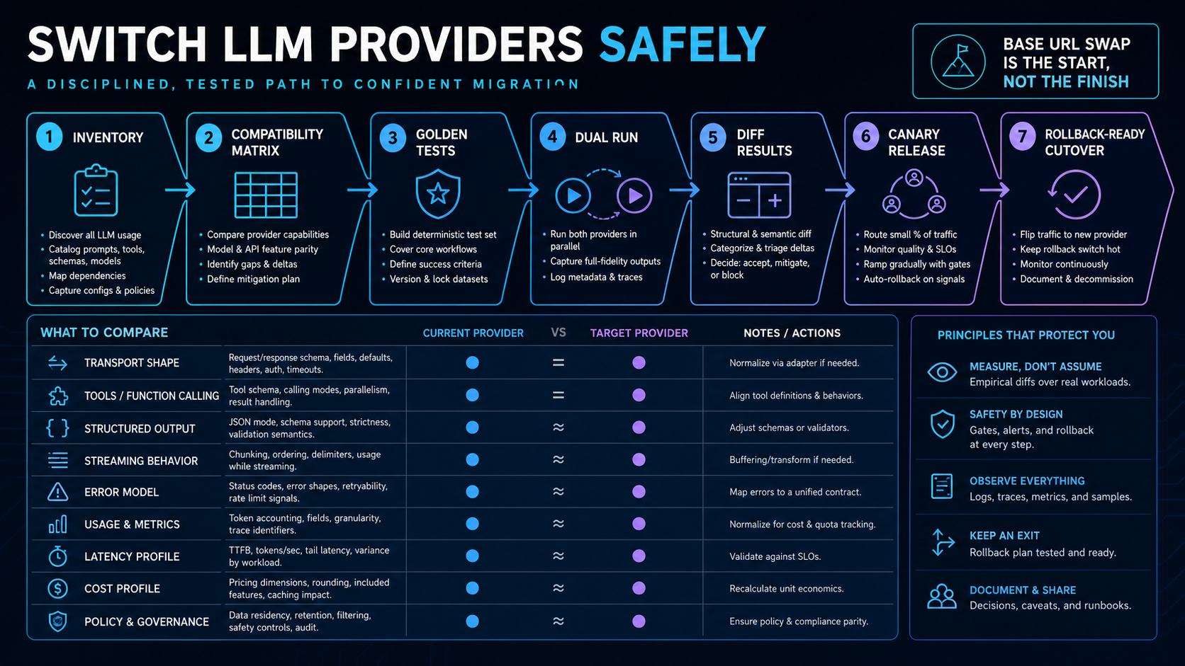 LLM provider migration runbook